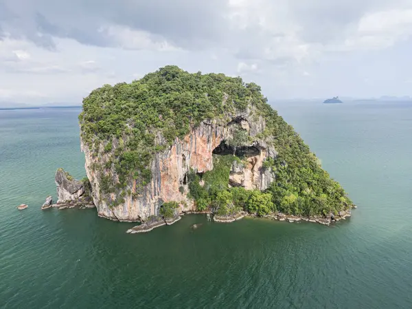 Aufnahme Einer Kleinen Insel Vor Koh Lanta Thailand — Stockfoto