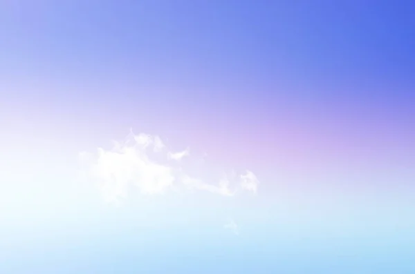 Beautiful Blue Pinkish Sky Faint Scattered Clouds — Stock Photo, Image