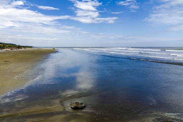 Närbild Rio Verde Stranden Esmeraldas Ecuador Sydamerika — Stockfoto