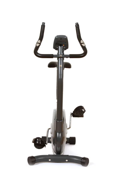 Vertical Shot Stationary Bicycle White Background — Stock Photo, Image