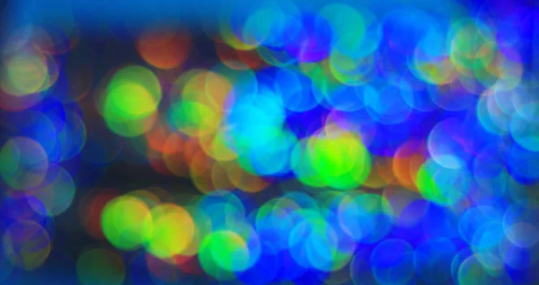 Kleurrijke Heldere Bokeh Lichten Abstracte Achtergrond — Stockfoto