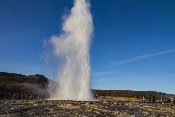 Closeup Shot Geyser — Stock Photo, Image