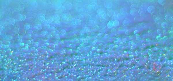 Блискучі Світло Блакитні Блискітки Розмитий Абстрактний Фон — стокове фото