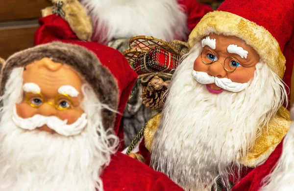 Closeup Shot Happy Santa Claus — Stock Photo, Image