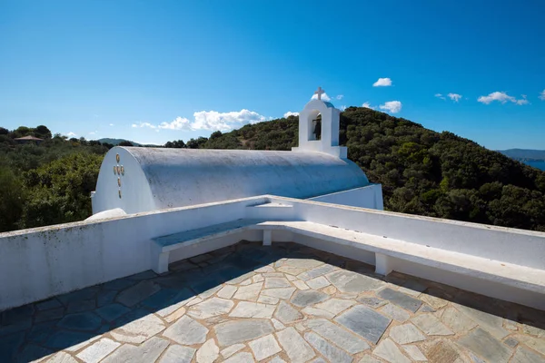 Petite Chapelle Saint Alexandre Sur Île Skiathos Grèce — Photo