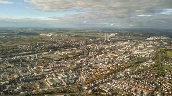 Luftaufnahme Einer Stadt — Stockfoto