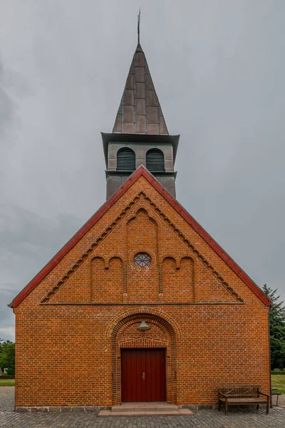 丹麦日德兰的Hulsig教堂 — 图库照片