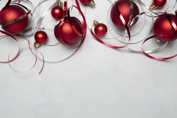 Güzel Süslemelerle Yapılmış Güzel Noel Arkaplanı — Stok fotoğraf