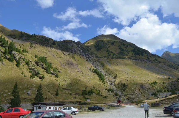 Arge Rumunia Września 2015 Droga Krajowa Zwana Transfagarasan Łączy Muntenię — Zdjęcie stockowe