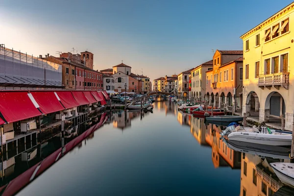 Chiogggia Italië Jun 2020 Het Belangrijkste Kanaal Van Stad Chioggia — Stockfoto