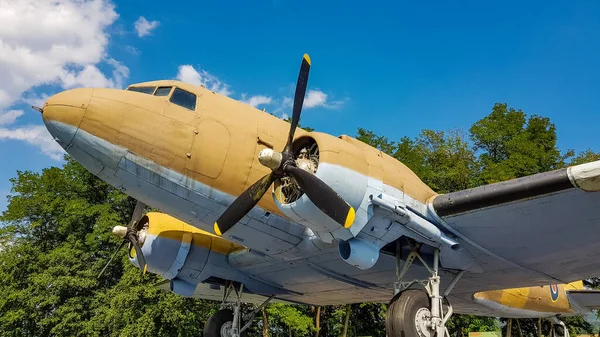 Metlika Slowenien Juli 2018 Altes Flugzeug Aus Dem Zweiten Weltkrieg — Stockfoto