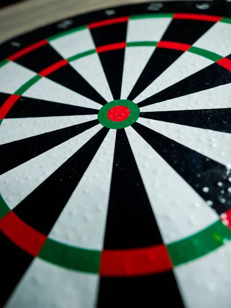 Egy Függőleges Közelkép Egy Mágneses Darts Tábláról — Stock Fotó