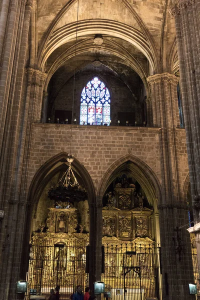 Barcelona Ισπανια Φεβρουάριος 2017 Εκκλησία Της Santa Maria Del Mar — Φωτογραφία Αρχείου