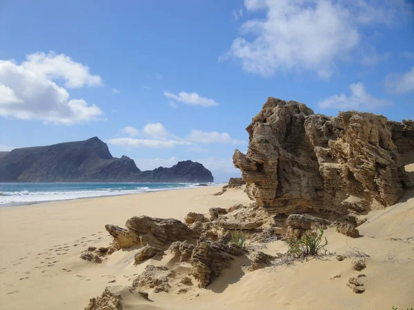 Eine Aufnahme Von Der Insel Porto Santo Madeira Portugal — Stockfoto