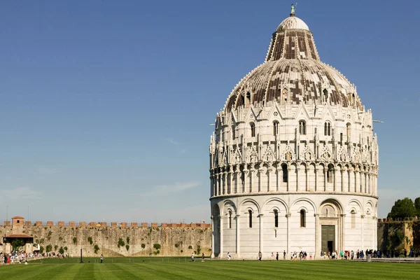 Pisa Talya Daki Ünlü Piazza Dei Miracoli Nin Güzel Bir — Stok fotoğraf