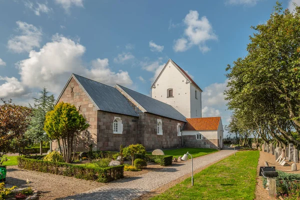 丹麦日德兰的荷恩教堂 — 图库照片