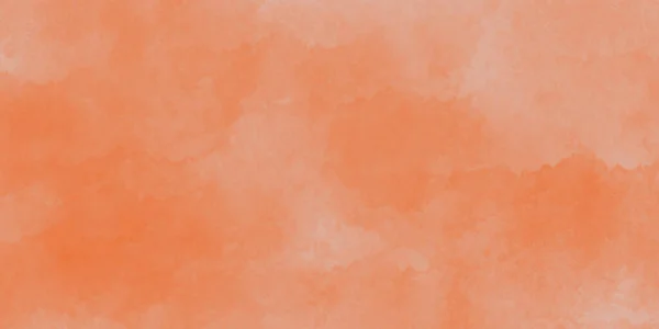 Een Abstracte Achtergrond Met Oranje Aquarelinkt Spatten Penseel Gestreeld Schilderen — Stockfoto