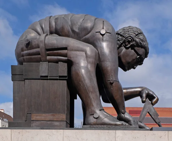 Londra Regno Unito Aprile 2016 Una Scultura Issac Newton Eduardo — Foto Stock