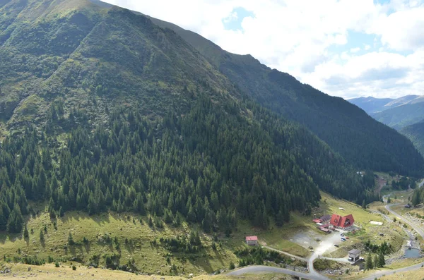 Arge Rumänien Sep 2015 Riksväg Med Smeknamnet Transfagarasan Förbinder Muntenia — Stockfoto