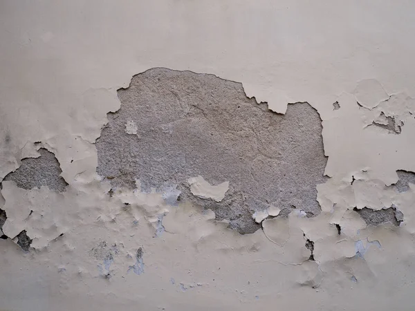 Eine Nahaufnahme Von Abblätternder Farbe Einer Wand — Stockfoto
