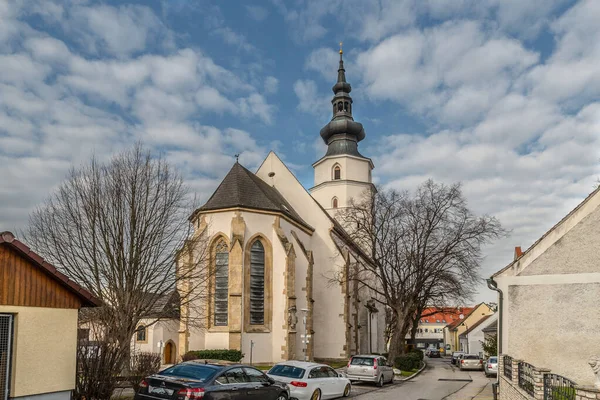 Kościół Koenigstetten Dolnej Austrii — Zdjęcie stockowe