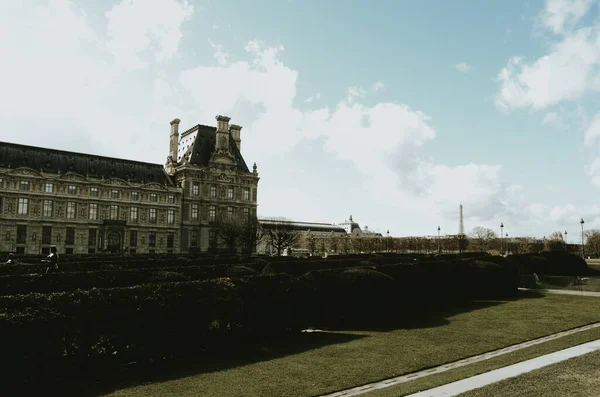 Belo Histórico Palácio Louvre Paris França — Fotografia de Stock