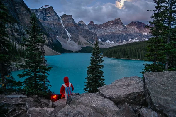 Uma Bela Foto Parque Nacional Banff Alberta Canada — Fotografia de Stock