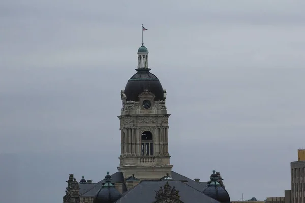 Стара Будівля Суду Графства Вандербург Евансвілл Індіана — стокове фото
