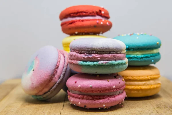 Closuep Shot Macaroons Coloridos — Fotografia de Stock