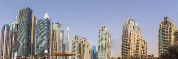 Dubai Emirados Arab Unidos Novembro 2020 Arranha Céus Modernos Luxo — Fotografia de Stock