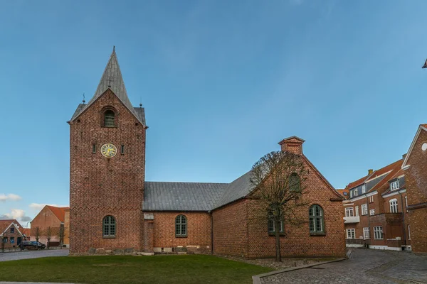 Kyrkan Ringkobing Danmark — Stockfoto