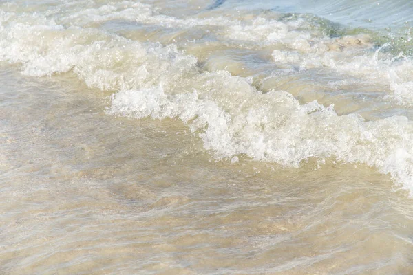 Січня 1970 Березі Спалахують Хвилі Чорного Моря — стокове фото