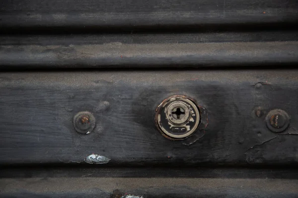 ภาพระยะใกล ของร ญแจโลหะเก — ภาพถ่ายสต็อก