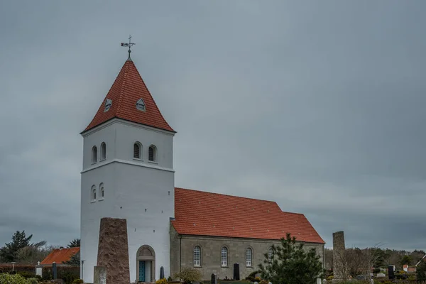 Kyrkan Harboere Danmark — Stockfoto