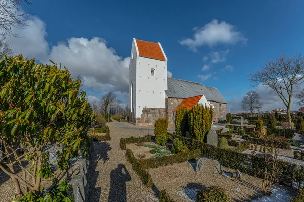 Kostel Norre Bork Den — Stock fotografie