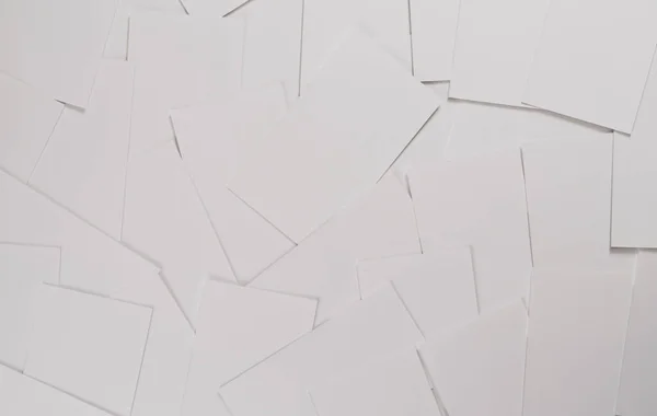 Tiro Ângulo Alto Papéis Branco Uma Superfície — Fotografia de Stock