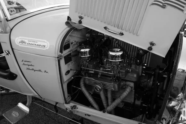 Boonton United States Sep 2020 1930S Race Car Engine Taking — 스톡 사진