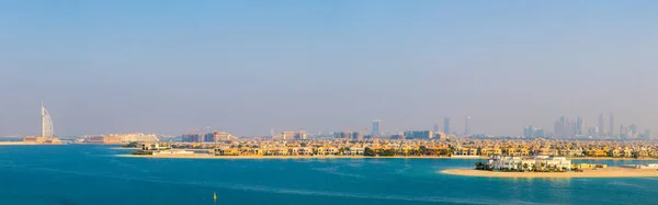 Panoramabild Över Dubai City — Stockfoto