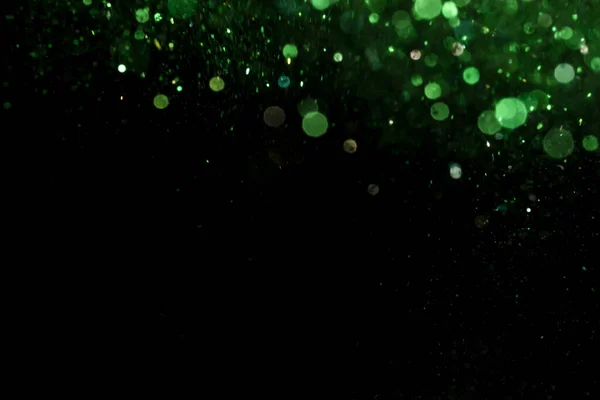 Closeup Shot Beautiful Green Glitter Foe Wallpaper Background — Stock Photo, Image
