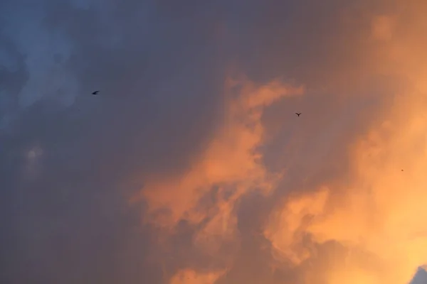 Yerevan Armenia Jul 2018 Uma Bela Vista Das Nuvens Coloridas — Fotografia de Stock