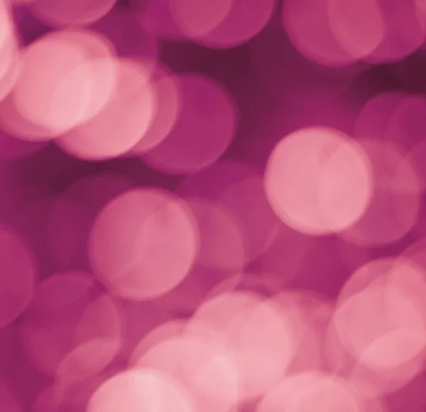 Bel Cerchio Rosa Sfocato Illumina Uno Sfondo Natalizio — Foto Stock