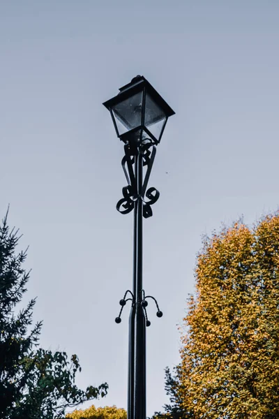 Low Angle Shot Street Lamp Evening Sky — Stock Photo, Image