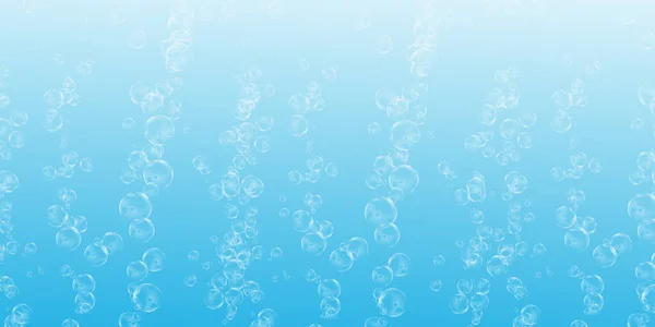 Rendering Soap Bubbles Isolated Light Blue Background — Stock Photo, Image