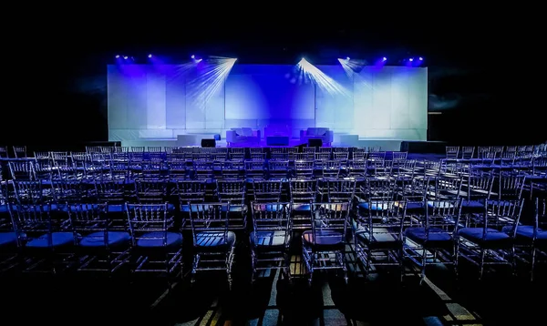 Empty Conference Center Lot Empty Chairs — Stock Photo, Image