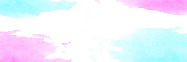 Uma Ilustração Manchas Aquarela Rosa Azul Isoladas Fundo Branco Com — Fotografia de Stock