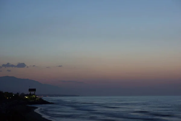 Plan Une Soirée Plage — Photo