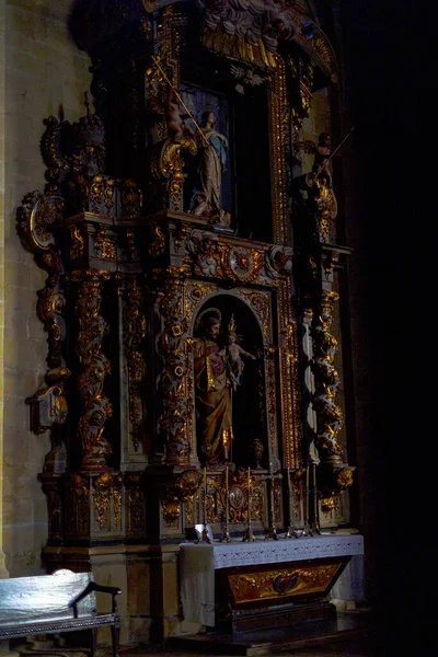 Plano Vertical Altar Una Iglesia — Foto de Stock