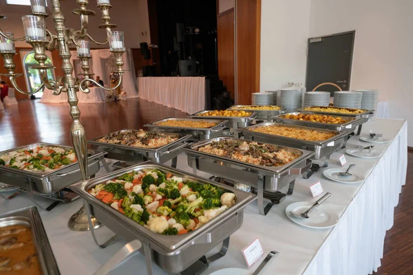 Delicioso Buffet Recepción Una Boda —  Fotos de Stock