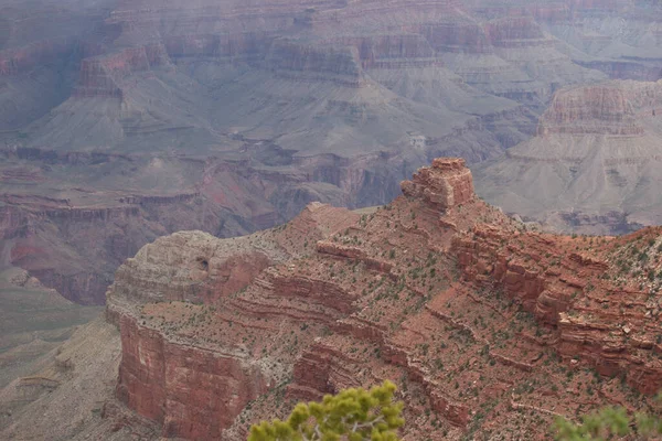 Uma Paisagem Panorâmica Famoso Grand Canyon — Fotografia de Stock