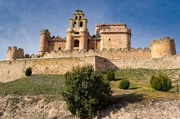 Turegano Kastély Castillo Turegano Középkori Várkastély Romok Segovia Tartomány Castilla — Stock Fotó